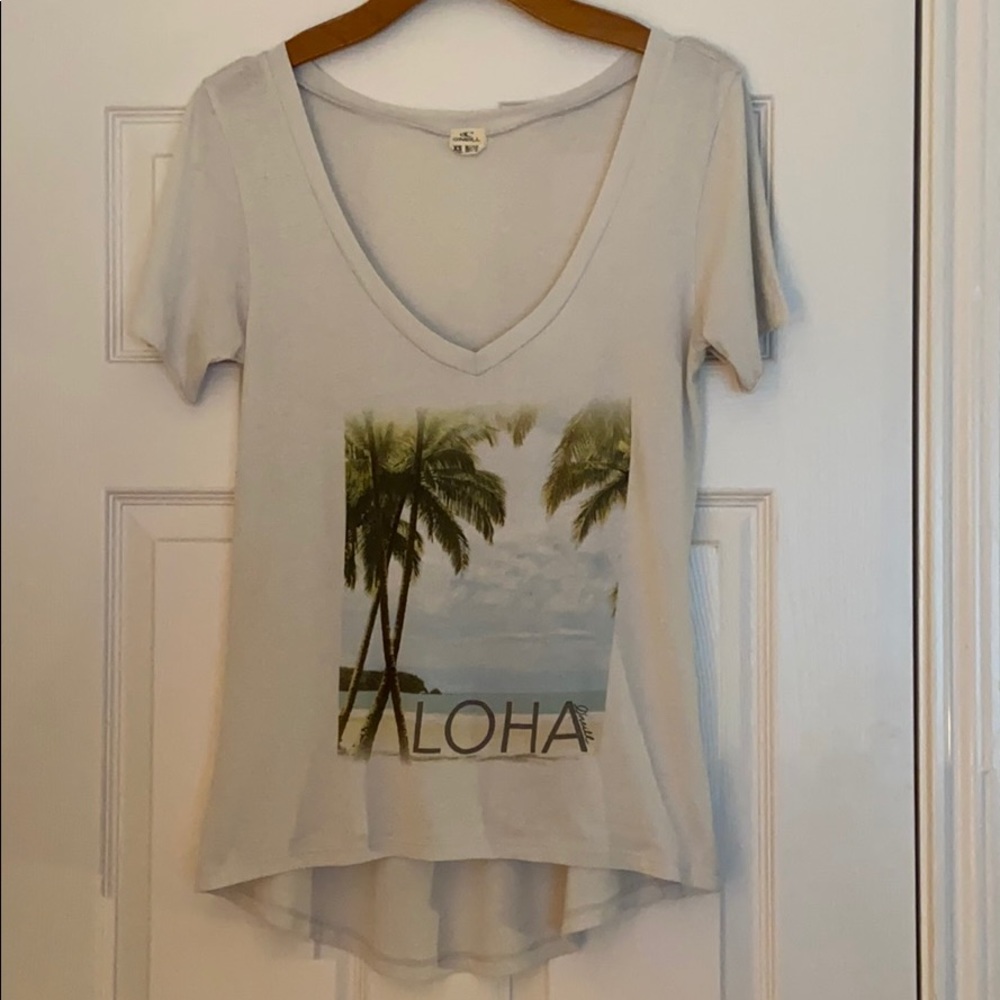 3/$10 O’Neill Deep V Hi-Lo Aloha Tee
